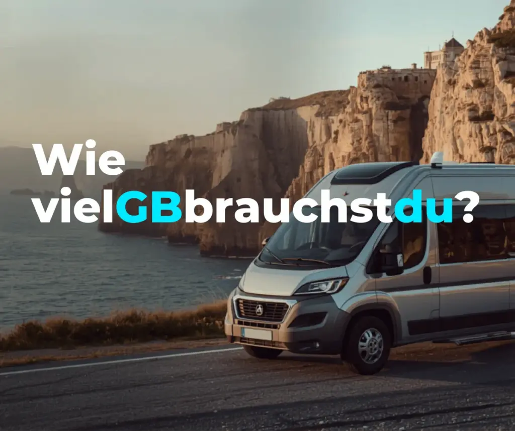 Datenverbrauch Rechner unterwegs – eSIM und Internet im Wohnmobil