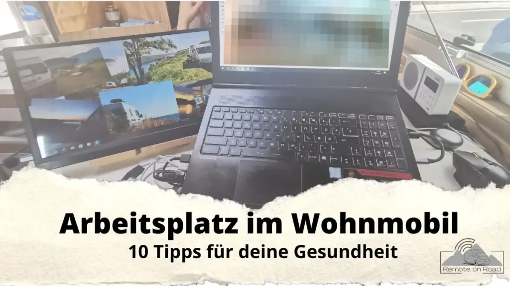 Ergonomisches Arbeiten unterwegs – Laptop-Ständer und Zubehör für gesundes Arbeiten im Wohnmobil auf Reisen