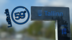 Anreise mit dem Wohnmobil zur Latitude59 2026 – Ortsschild Tallinn auf der estnischen Hauptstraße in richtung Innenstadt
